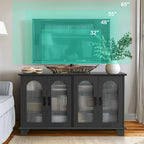 Meuble TV avec rangement pour téléviseurs jusqu'à 45 pouces - 45 x 26 x 16 pouces