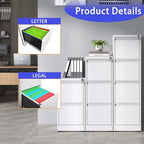 Classeur vertical métallique à 4 tiroirs avec serrure pour bureau ou domicile