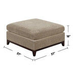 Ensemble de canapé modulaire 6 pièces en chenille