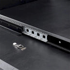 Table de salle à manger ovale extensible à plateau solide - Non applicable