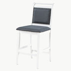 Ensemble de table à manger 3 pièces en bois, hauteur comptoir, à abattants