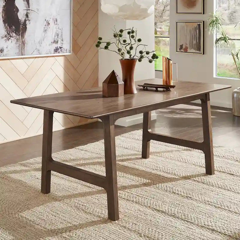 Table de salle à manger Pitea finition bois scandinave 71 par iNSPIRE Q Modern