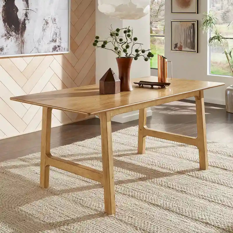 Table de salle à manger Pitea finition bois scandinave 71 par iNSPIRE Q Modern