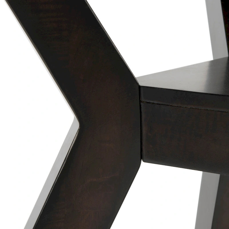 Table de salle à manger ronde en bois SAFAVIEH Couture Orestilla - 122 cm (L) x 122 cm (P) x 76 cm (H)