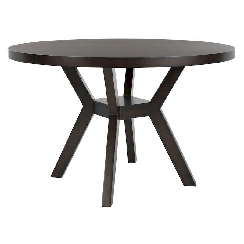 Table de salle à manger ronde en bois SAFAVIEH Couture Orestilla - 122 cm (L) x 122 cm (P) x 76 cm (H)