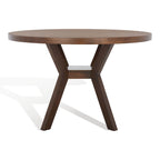 Table de salle à manger ronde en bois SAFAVIEH Couture Orestilla - 122 cm (L) x 122 cm (P) x 76 cm (H)