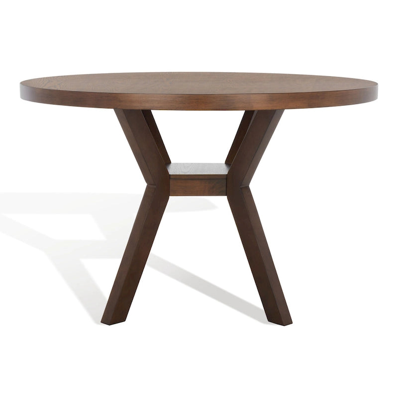 Table de salle à manger ronde en bois SAFAVIEH Couture Orestilla - 122 cm (L) x 122 cm (P) x 76 cm (H)