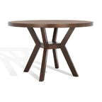 Table de salle à manger ronde en bois SAFAVIEH Couture Orestilla - 122 cm (L) x 122 cm (P) x 76 cm (H)
