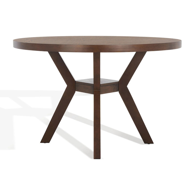 Table de salle à manger ronde en bois SAFAVIEH Couture Orestilla - 122 cm (L) x 122 cm (P) x 76 cm (H)