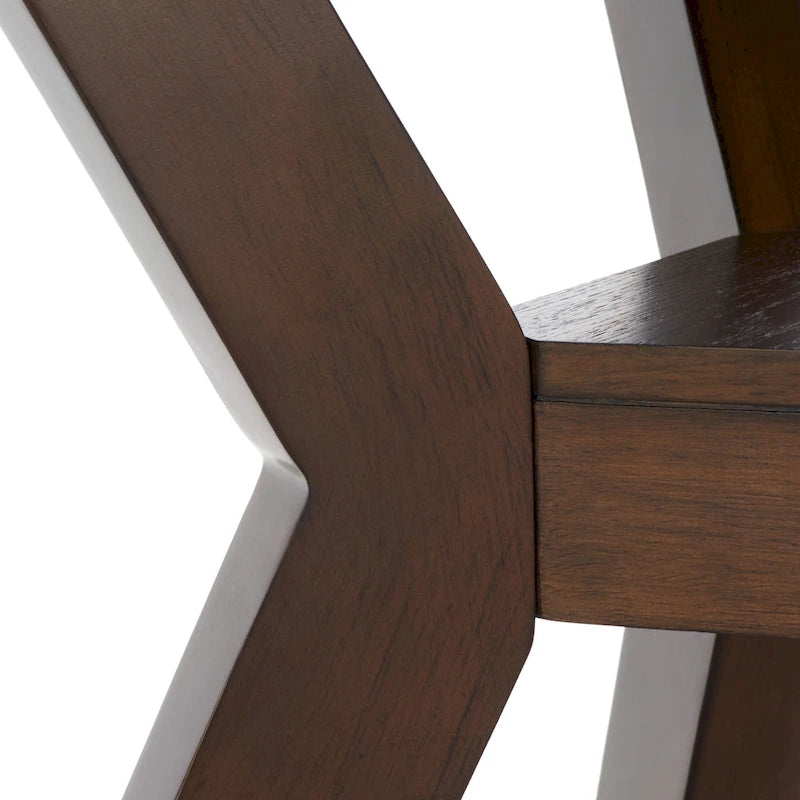 Table de salle à manger ronde en bois SAFAVIEH Couture Orestilla - 122 cm (L) x 122 cm (P) x 76 cm (H)