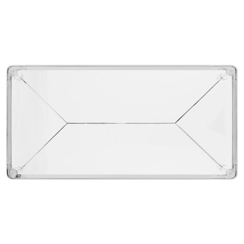 Table basse SAFAVIEH Couture Giang en acrylique argenté - 47 cm (L) x 24 cm (P) x 17 cm (H)